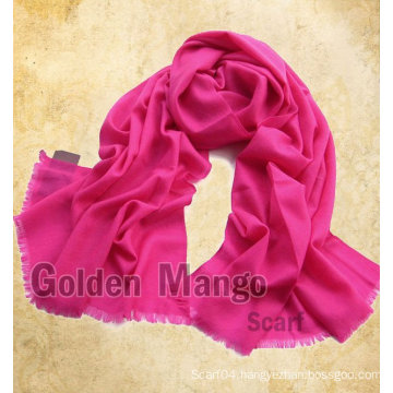 Plain /solid color big size wool pashmina scarves